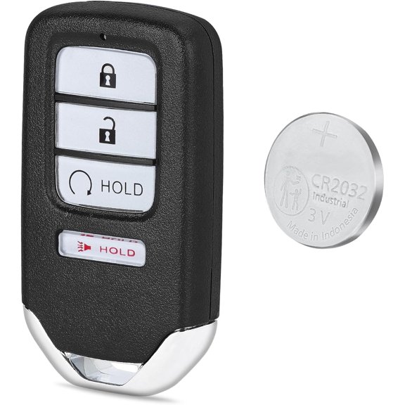 Easy to Use Replacement Remote Keyless Entry Key Fob for Honda Ridgeline Black 2017 2018 2019 Honda Ridgeline RTL/RTS/Sport 2017 2018 2019 FCC ID:KR5V2X PN:72147-T6Z-A11 A2C97488400 4 Buttons 433MHz
