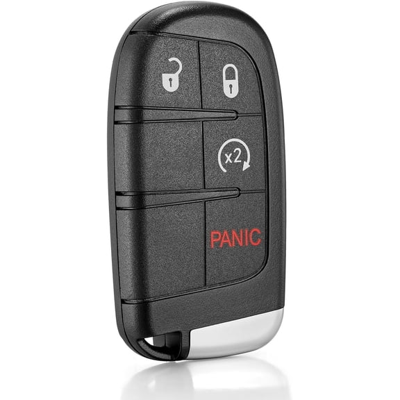 Easy to Use Smart Key Fob Replacement Fit for Jeep Renegade 2015 2016 2017 2018 2019 2020 2021 2022 Car Keyless Entry Remote FCC ID:M3N-40821302 Part Numbers:68266733AA,6FD98DX9AA,6BY88DX9AA 433Mhz