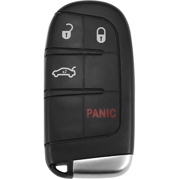 Easy to Use X AUTOHAUX 433MHz Smart Proximity Replacement Keyless Entry Remote Car Key Fob for Charger 11-18 for Dart 14-16 for Challenger 15-18 46 Chip 4 Buttons with Door Key