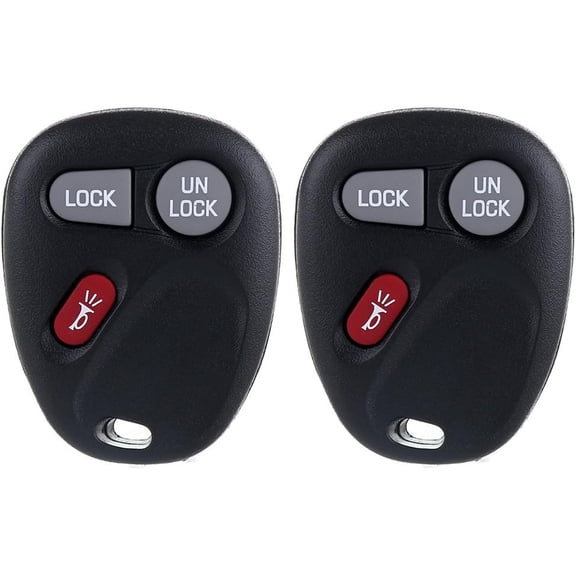 Easy to Use fit for Keyless Entry Remote Key Fob Chevrolet Blazer S10 Suburban Tahoe/GMC Sierra Sonoma Yukon/Oldsmobile Bravada Series KOBUT1BT (Pack of 2)
