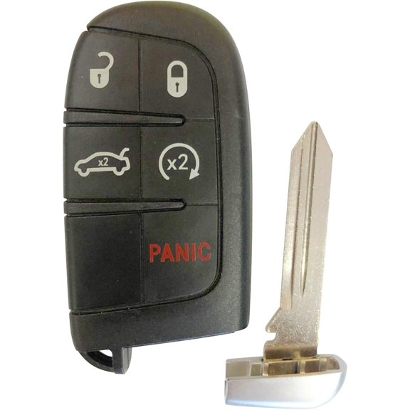 Easy to Use for 2014 2015 2016 2017 2018 Jeep Grand Cherokee Keyless Smart Remote Key Fob FCC ID: M3N-40821302 / P/N: 68066350;by AUTO KEY MAX (Single)