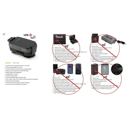 Easy Vehicle w/ iTrackLTE GSM 4G Car GPS Tracker Portable