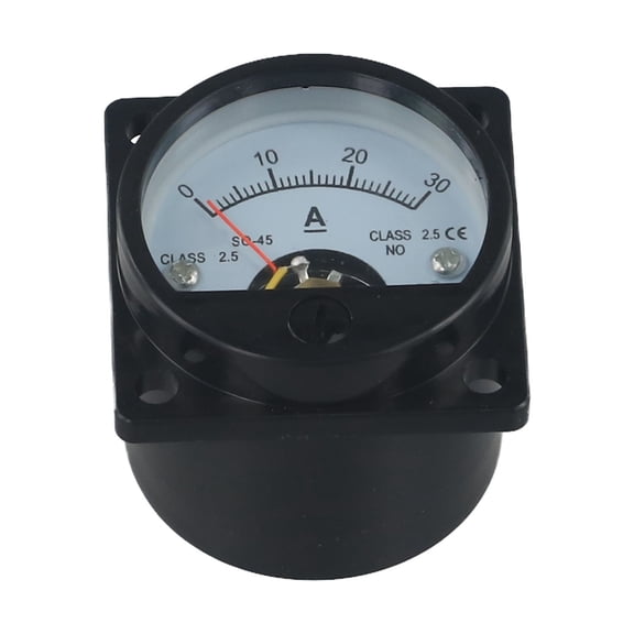 Easy Vertical Installation And Convenient Screw Wiring Analog Dc Ammeter Dc 30A Smile Home
