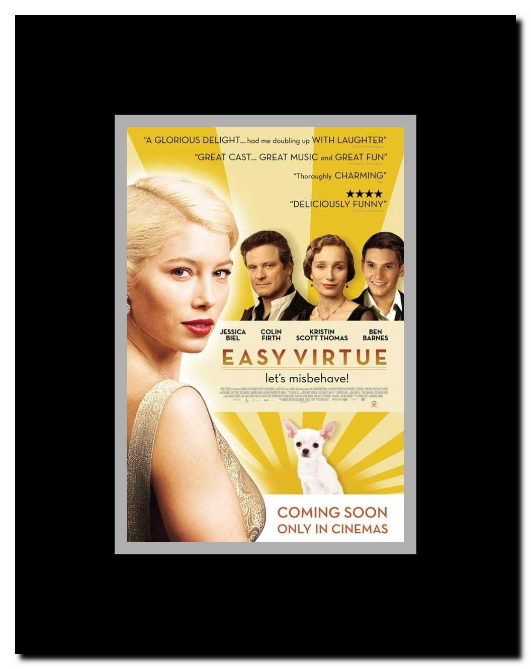 Easy Virtue Framed Movie Poster