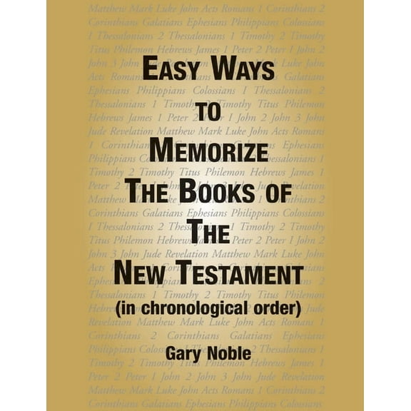 Easy Ways to Memorize the Book of the New Testament