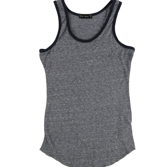 Easy Wear Womens Two Tone Tank Top, Grey, Small