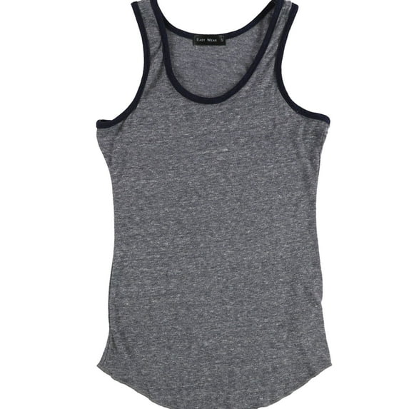 Easy Wear Womens Two Tone Tank Top, Grey, Small