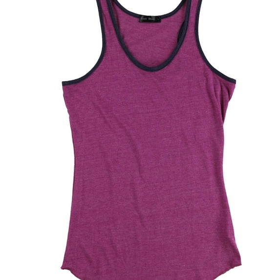 Easy Wear Womens Two Tone Tank Top, Purple, Medium