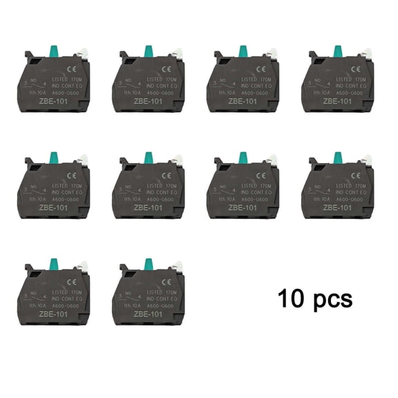 Easy Wire Secure Zbe101 Screw Clamp Terminal Silver Alloy 1No Zbe101 (10Pcs)