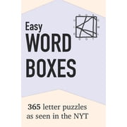 Word Boxes Easy Word Boxes 365 Letter Puzzles as seen in the NYT, Paperback