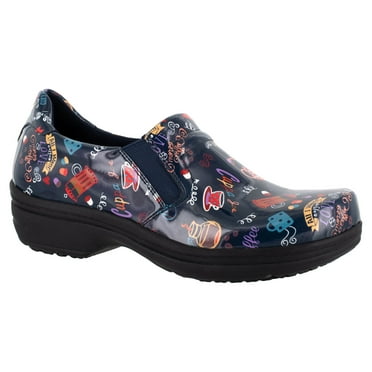 Easy Works by Easy Street Bind Women's Slip Resistant Clog Work Shoe