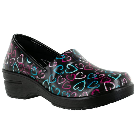Easy Works by Easy Street Laurie Women's Slip Resistant Clog Work Shoe