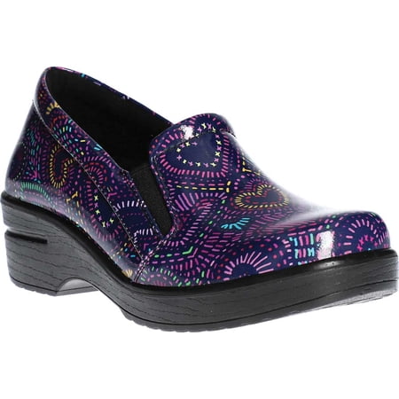 Easy Works by Easy Street Leeza Women's Slip Resistant Clog Work Shoe
