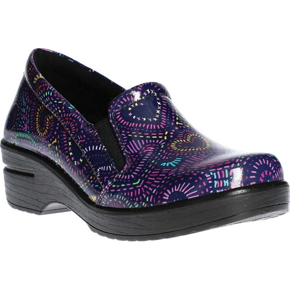 Easy Works by Easy Street Leeza Women's Slip Resistant Clog Work Shoe