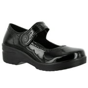 Easy Works by Easy Street Letsee Womens Slip Resistant Mary Jane Clog Work Shoe