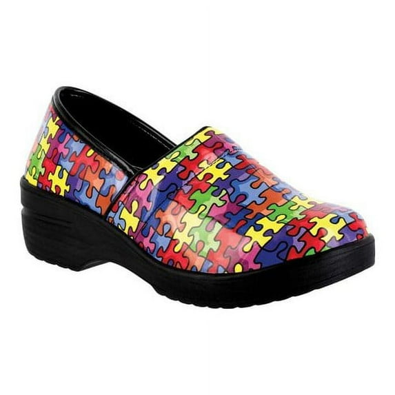 Easy Works by Easy Street Lyndee Women's Slip Resistant Clog Work Shoe
