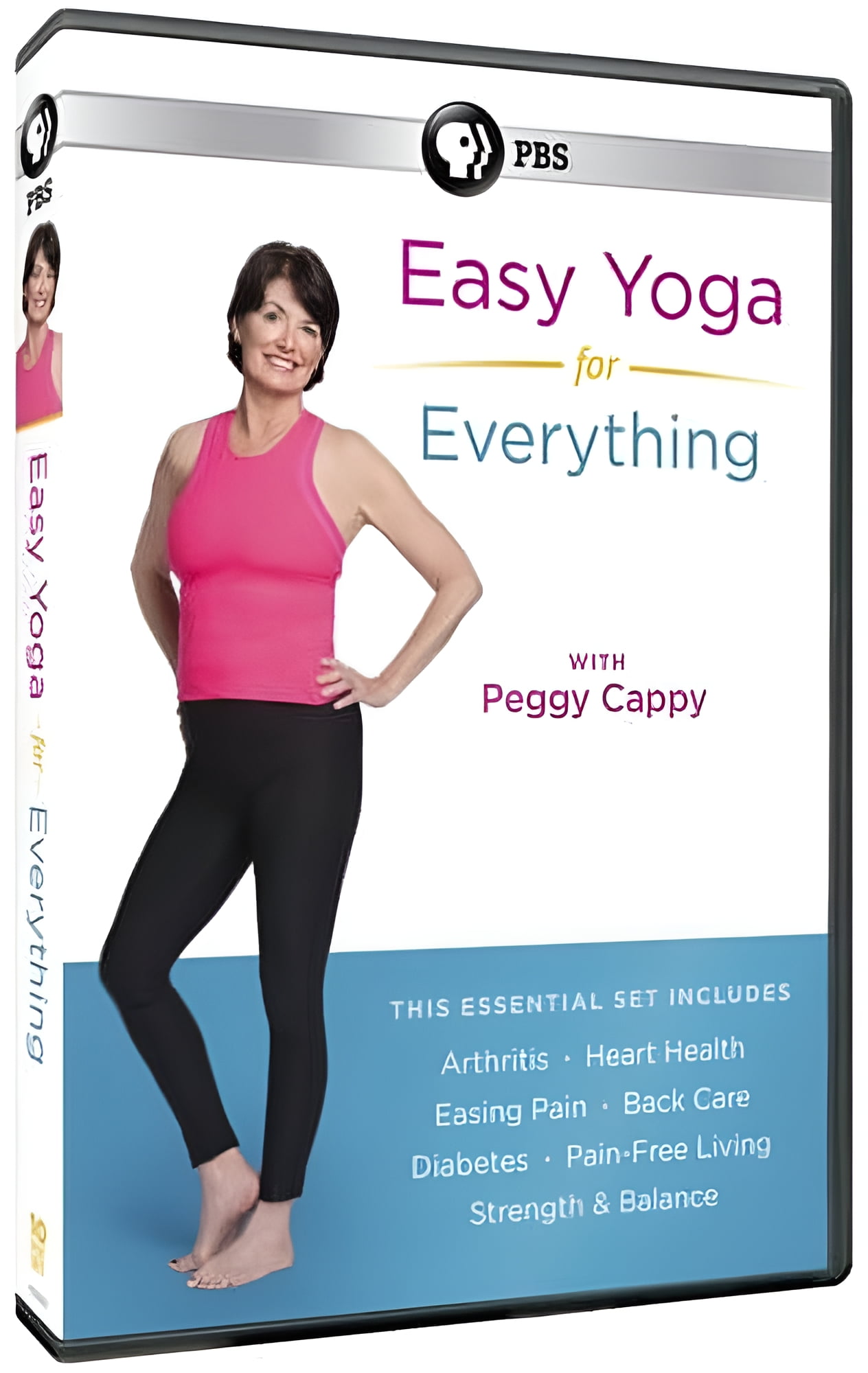 Easy Yoga For Everything With Peggy Cappy (DVD), PBS (Direct), Sports & Fitness
