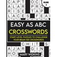 thumbnail image 1 of Crossword Puzzle Books Easy as ABC Crosswords Start-Level Puzzles To Challenge Your Brain 100 Crosswords: Easy Crossword Puzzles For Adult Begi, Book 4, (Paperback), 1 of 1