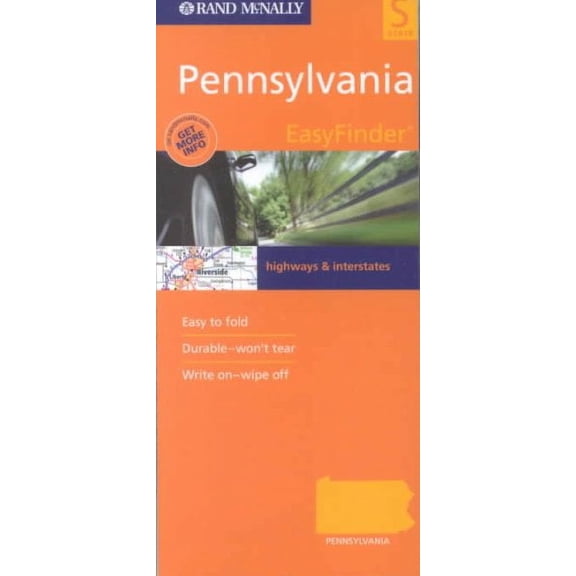 Pre-Owned Easy finder map pennsylvania - folded map: 9780528992186
