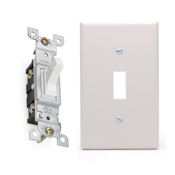 Single Poles Or 3 Way Switches Not Neutral Wire Required Thin Profile for Standard Electrical Box Installation