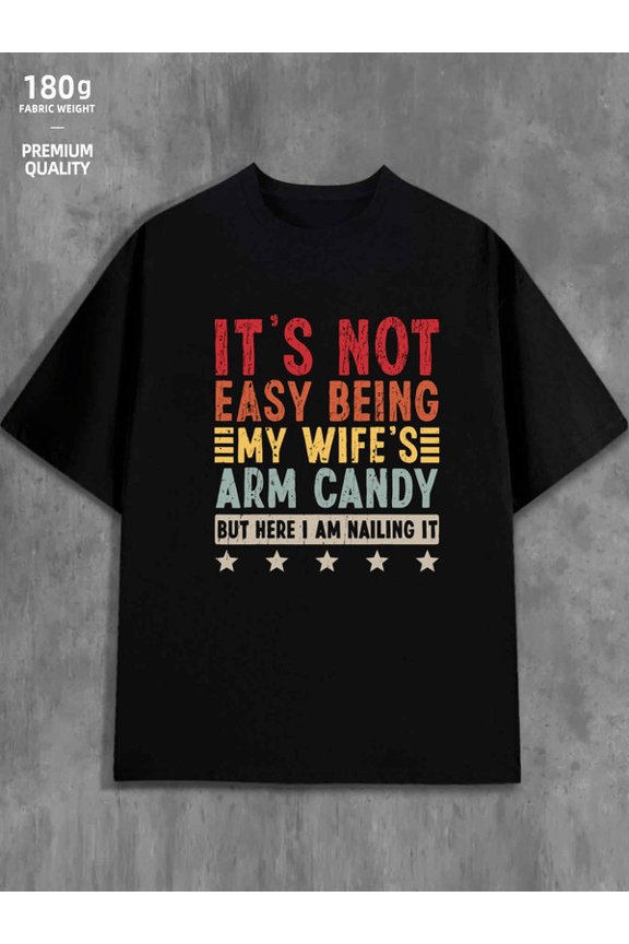 Easy Being for men 180G 100% Cotton black Casual Unisex Shirt Graphic tshirts Unique Design Unisex Shirt Crewneck tshirts Retro Unisex Shirt Cotton tshirts Classic Unisex Shirt Crewneck tshirts