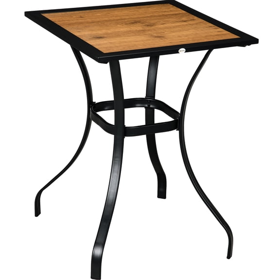 Easy - to - Assemble Design | Create an Outdoor Hangout Hub | Have a Durable and Weather - Resistant Faux Wood Table
