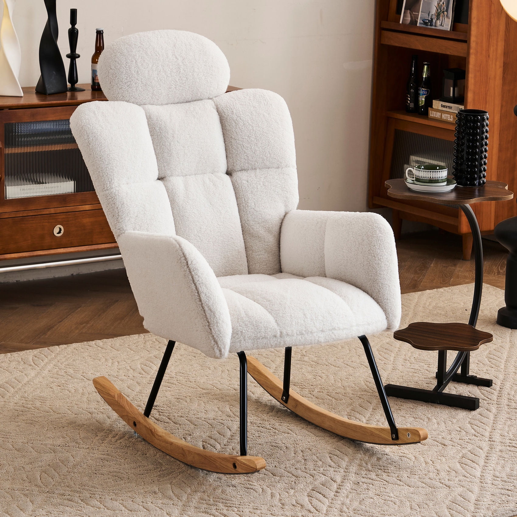 Easy - to - Assemble Design - Practical Glider Chair for Indoor Spaces