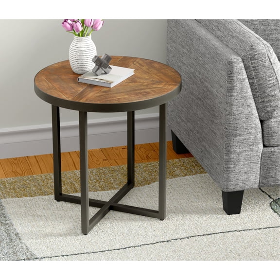 Easy to Assemble / Library Decor / Round Solid Wood Table