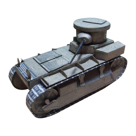 Easy-to-Assemble Paper Model Kit U.S. T1 Coningham Light Tank for Model Enthusiasts Beginner Friendly TAPDRA Accessories