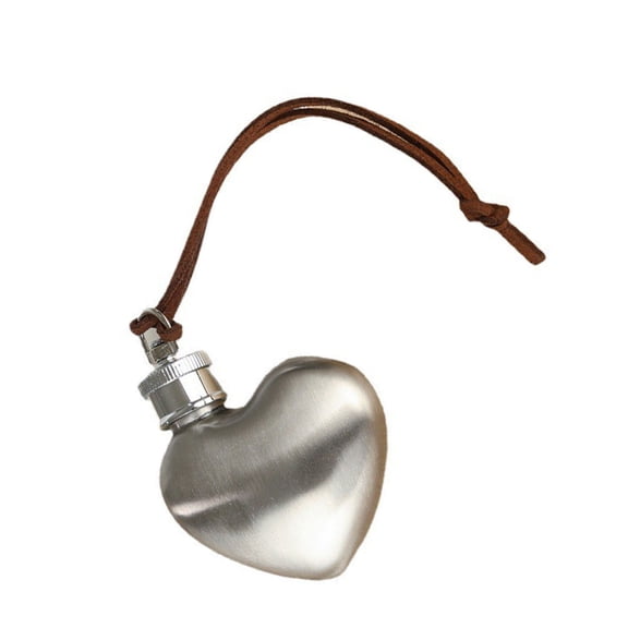 Easy to Carry Stainless Steel Liquor Flask Convenient 1oz Flask Silver Finish Alcohols Storage Container