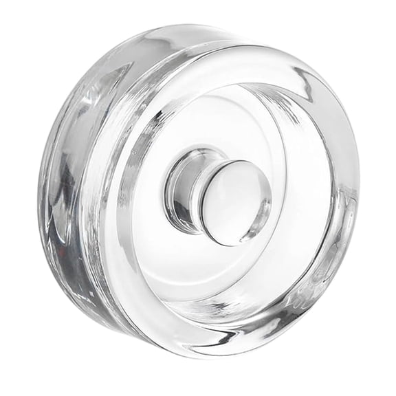 Easy to Clean Glass Fermentation Stone Hygienic Solution Wide Opening Masons Jar Fermenting Stone for Busy Cooks