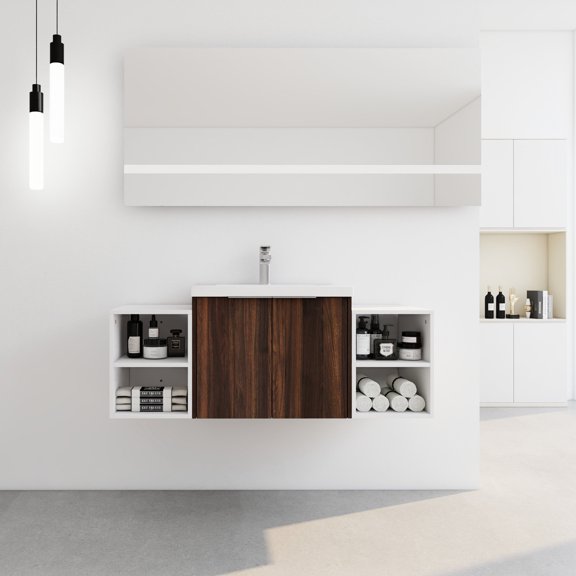 Easy-to-Clean & Moisture-Resistant - Plywood Bathroom Vanity for Long-Term Use