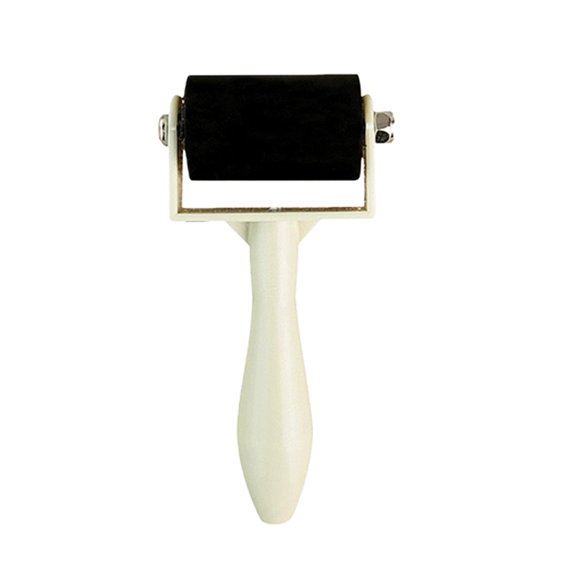 Easy to Clean Rubber Roller Painting Tool for Art Craft Printmaking Applications