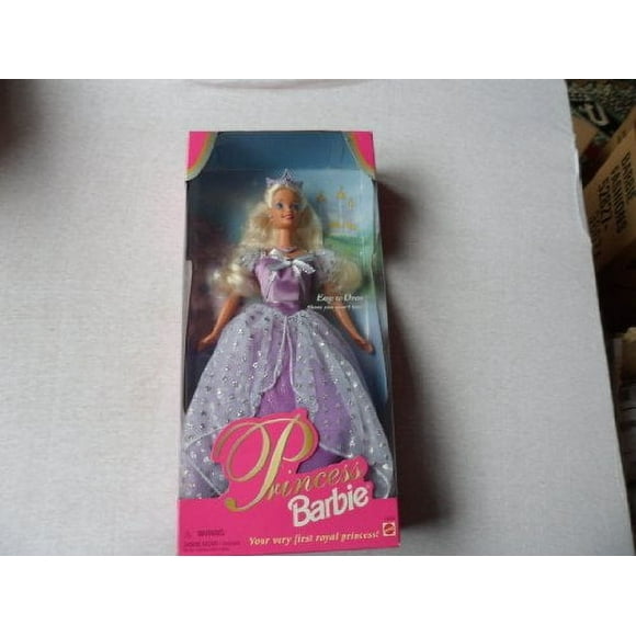 Easy to Dress Royal Princess Barbie Doll Blonde Lavender Dress 1997 Mattel 18404