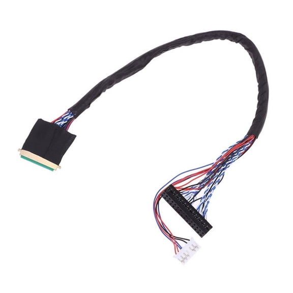 Easy to Install 40Pin LED LCD LVDS Display Cable with Two Channel and 6 Bit Interfaces