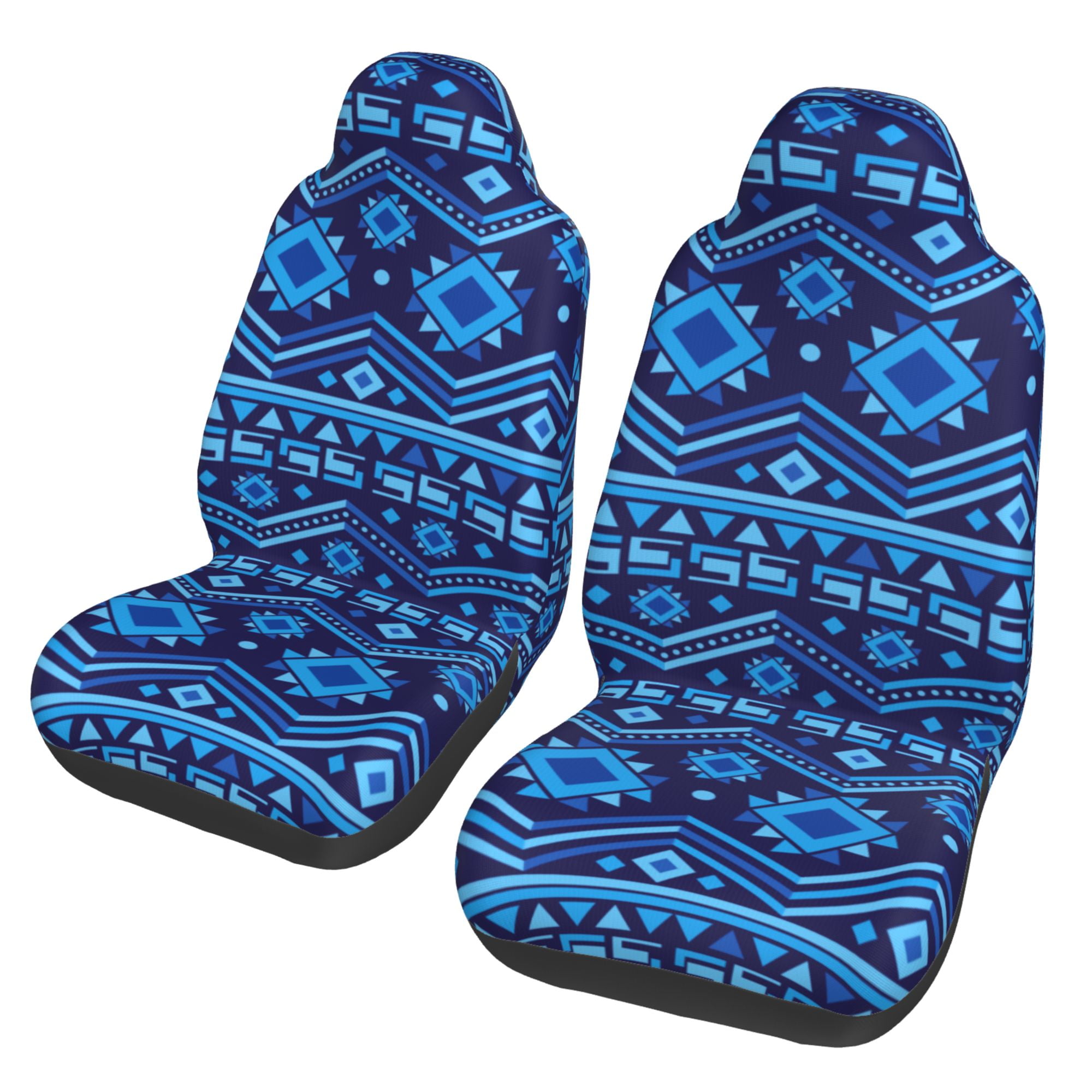 Drag Racing Seat Covers Blue (Set of 2)