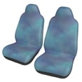thumbnail image 1 of Easy to Install Car Universal Seat Cover, Blue Sky Art Four Seasons Universal Front Seat Cover, 2-Piece, 1 of 8