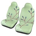thumbnail image 1 of Easy to Install Car Universal Seat Cover, Green Spring Forest Four Seasons Universal Front Seat Cover, 2-Piece, 1 of 8