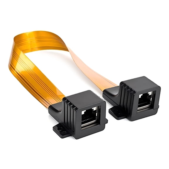 Easy to Install Cat5 Internet Line Soft & Thin Cable Networking Cable for Corner Bending for Household & Commercial Use
