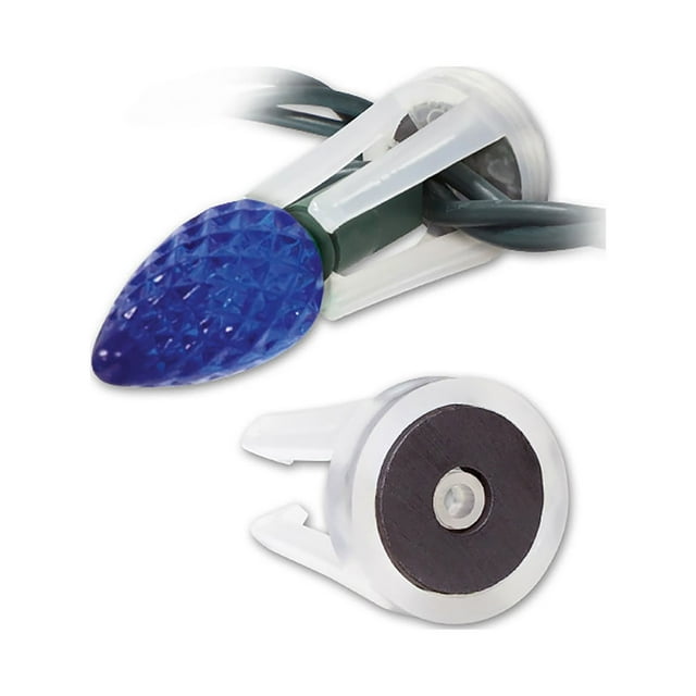 EasytoInstall Clear Christmas Light Clips, 12 Count, by