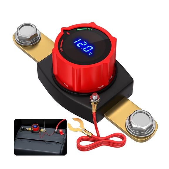 Easy to Install Digital Disconnect Switches for Over Discharge Protect in Car Recreational Vehicle & Boat Use
