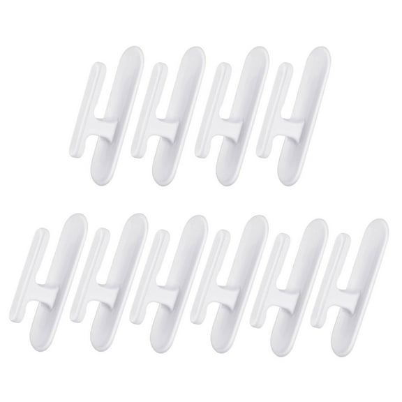 Easy-to-Install Wall-Mounted Curtain Cord Holder Kits Self-Adhesive Hooks for Efficient Curtain String Organization