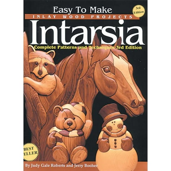 Easy to Make Inlay Wood Projects--Intarsia: A Complete Manual with Patterns, (Paperback)