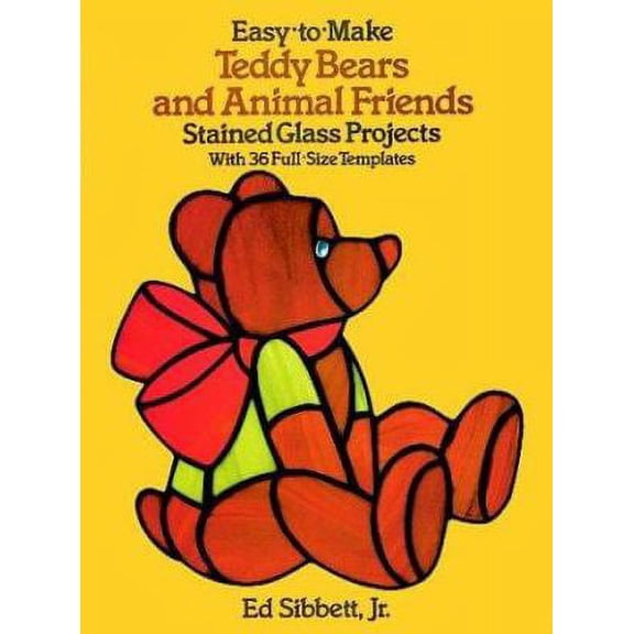 Pre-Owned Easy-to-Make Teddy Bears and Animal Friends Stained Glass Projects: With 36 Full-Size Templates, 9780486250595, 0486250598, Paperback,
