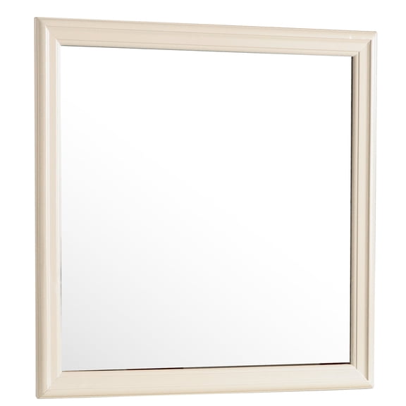 Easy - to - Move - 23 - lb Beige Mirror for Various Spaces