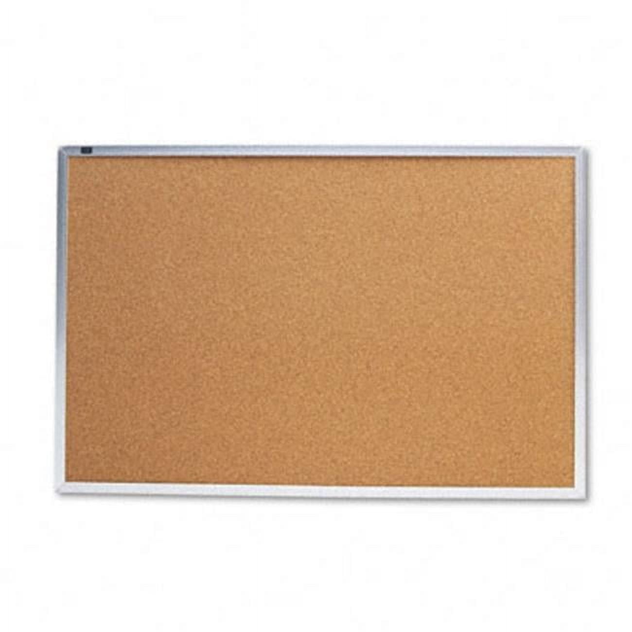 Easy-to-Organize Cork Bulletin Board Natural Cork with Aluminum Frame