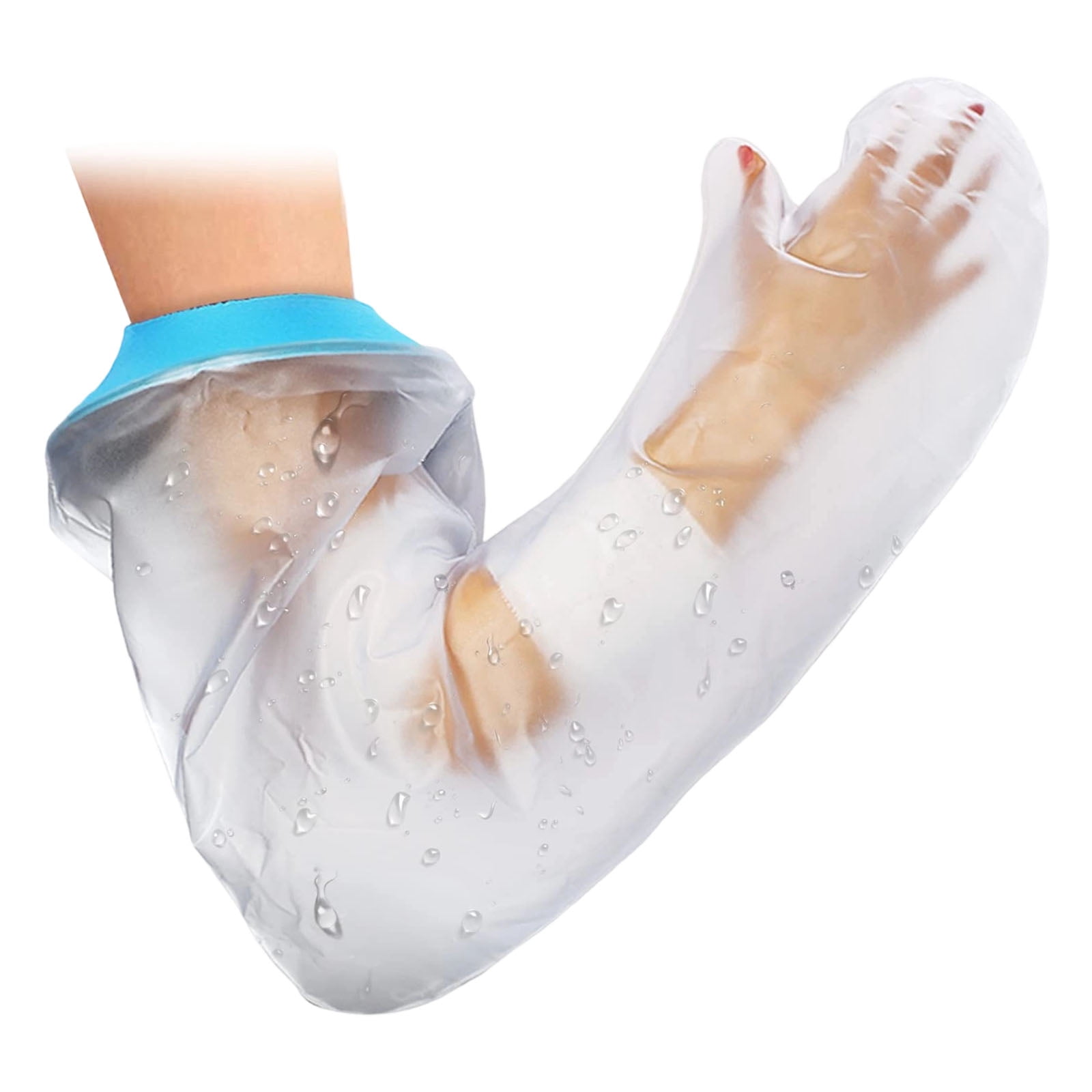 Finger Biceps Easy to Put On and Remove Shower Protector for Adults Soft for Bathing ...