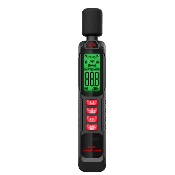 Easy to Read Digital Decibel Gauges Lightweight Sound Levels Tester Instrument for Indoor and Outdoor Noise Analysis