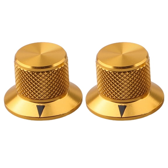 Easy to Use 2pc Aluminum Potentiometer Knob Button Hat for Audio DAC CD Volume