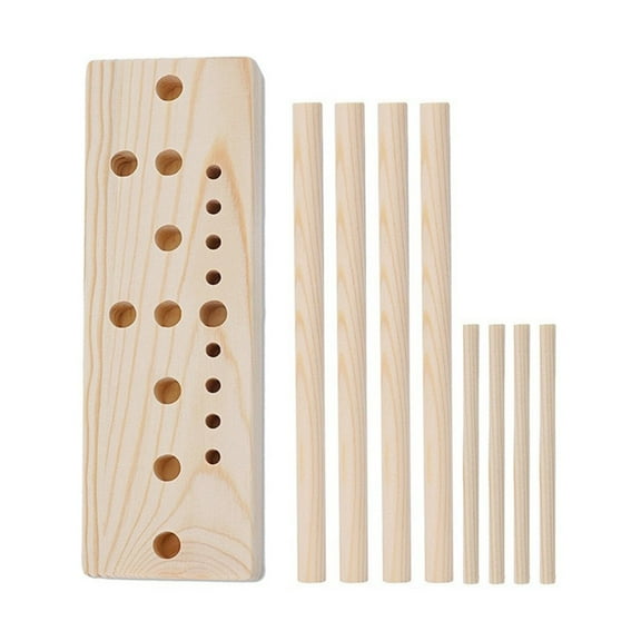 Easy to Use Bow Maker Tool, Adjustable Knotter for DIY Handmade Ribbon Bows, Perfect for Gift Wrapping and Home Decoration, Wooden Craft Tool